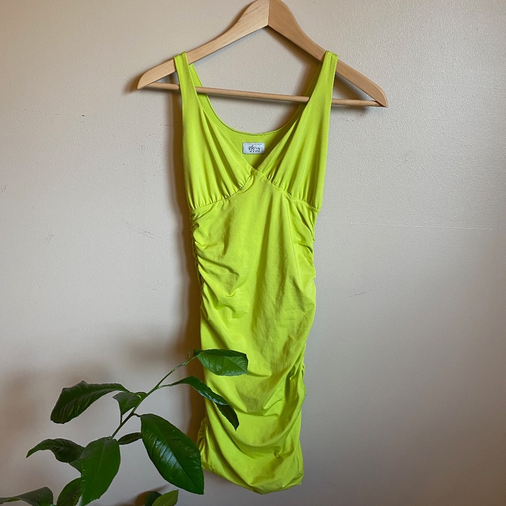 Princess Polly Lime Green Bodycon Dress